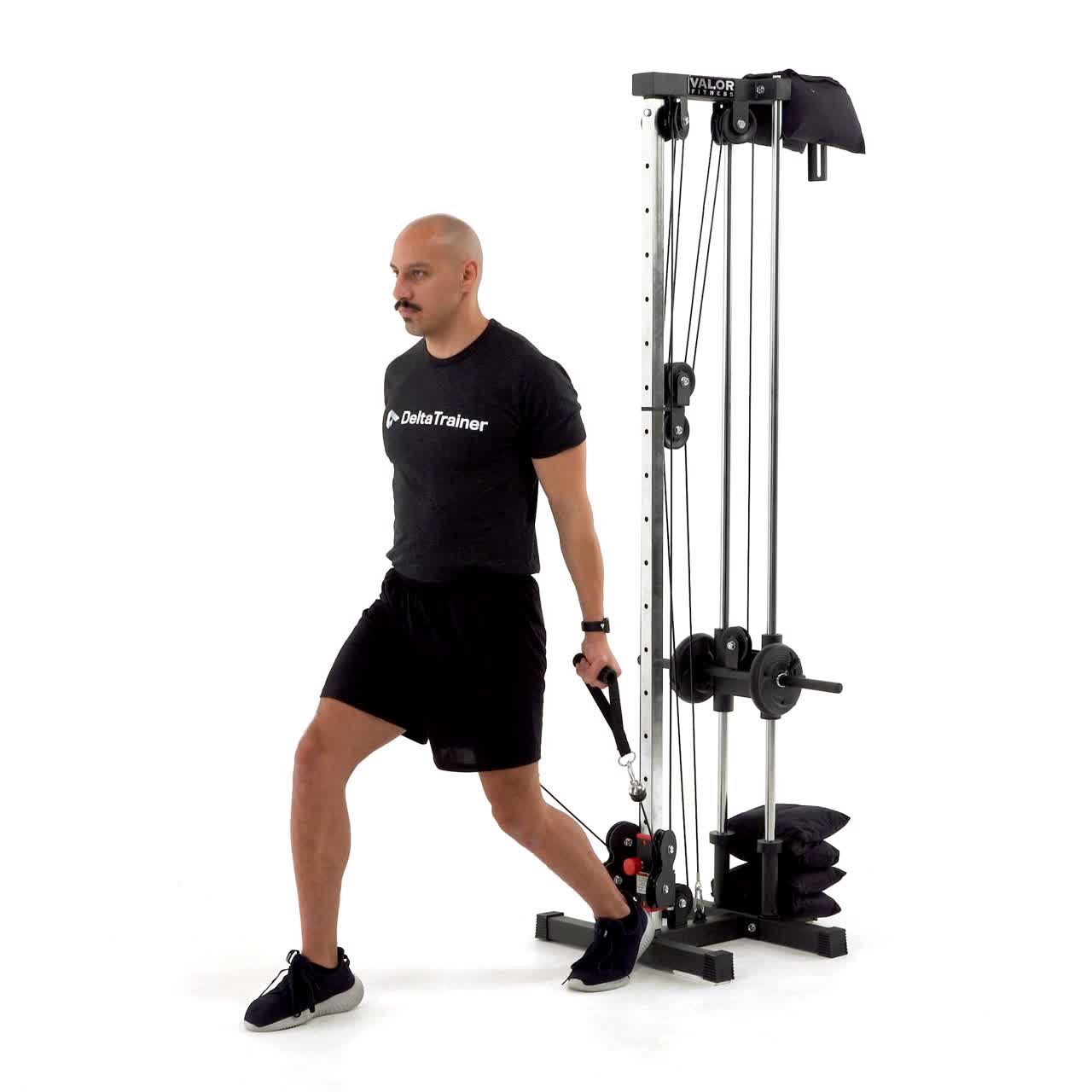 Cable Chest Fly Low To High with trainwell