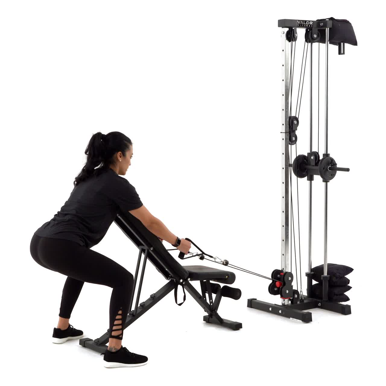 Cable Chest Supported Row with trainwell