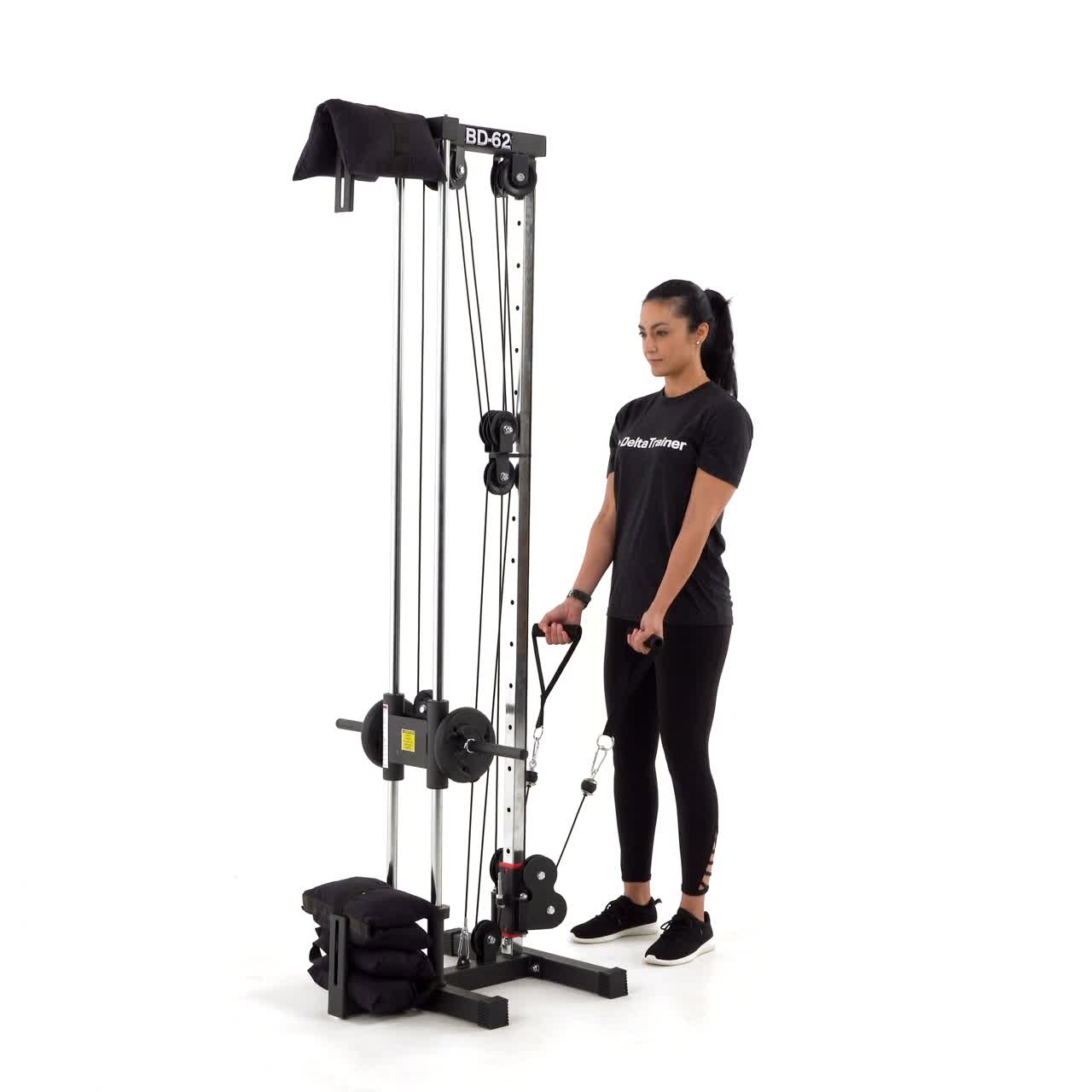 Cable Curl with trainwell
