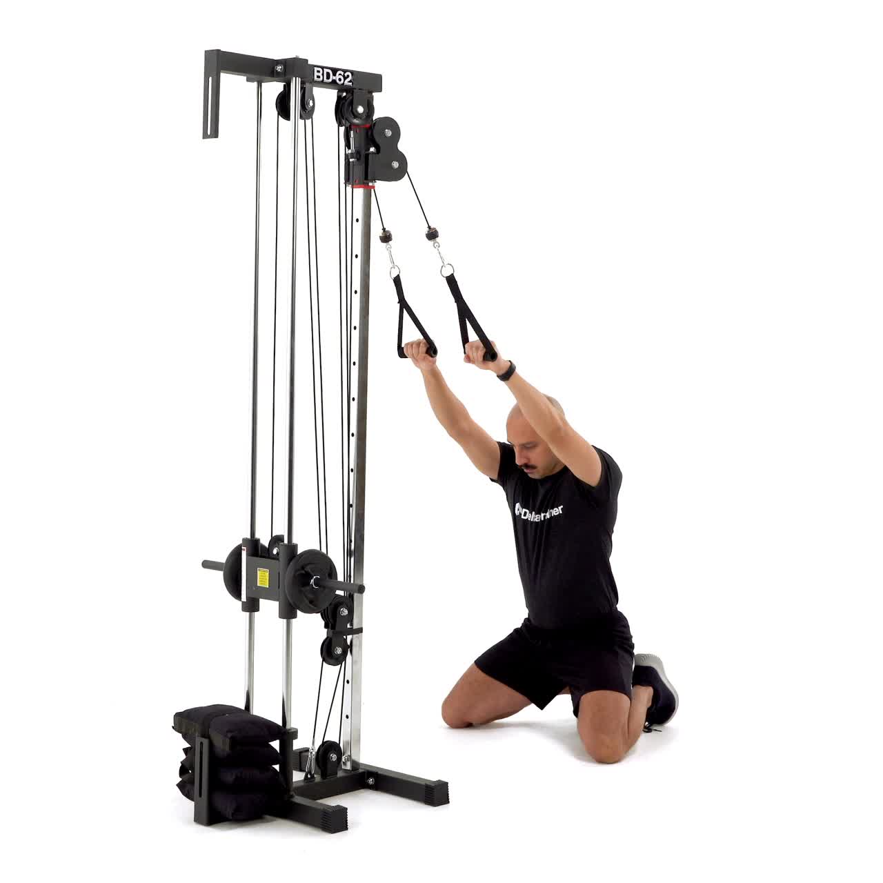 Cable Lat Pulldown with trainwell