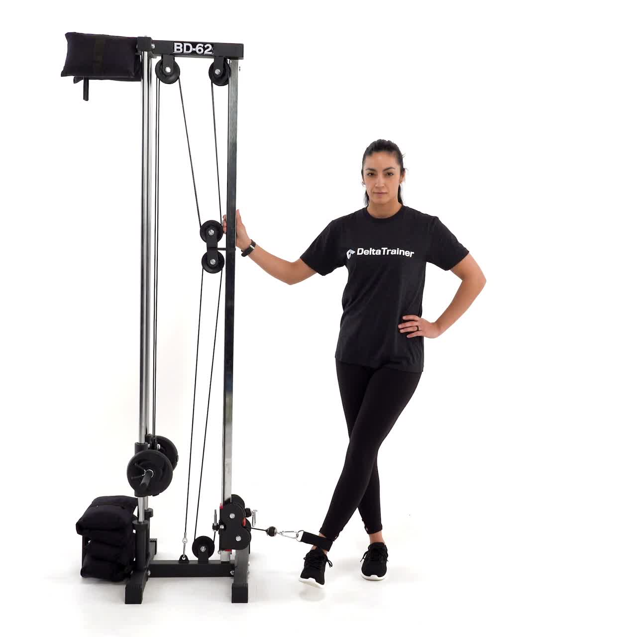 Cable Leg Abduction with trainwell