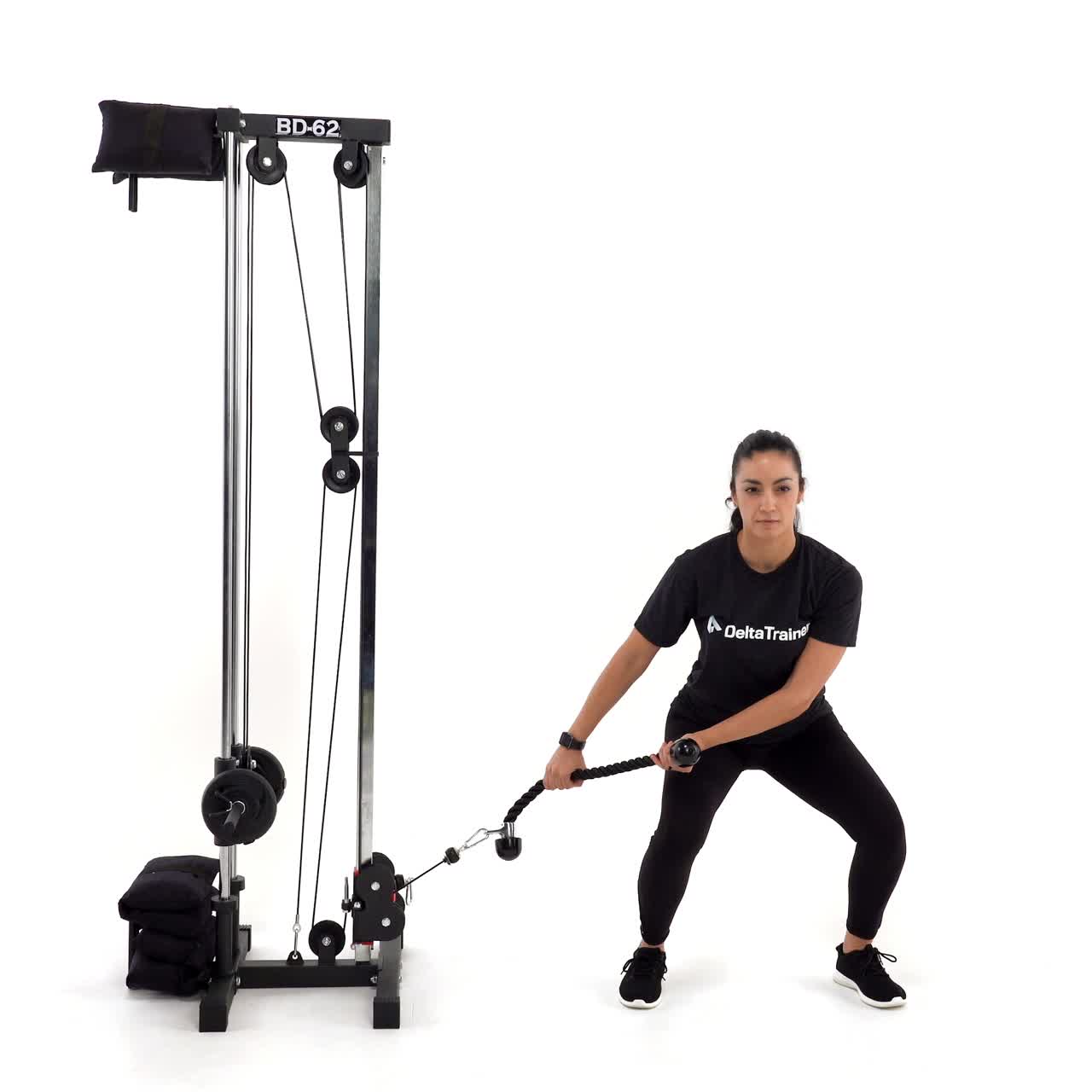Cable Lumberjack Squat with trainwell