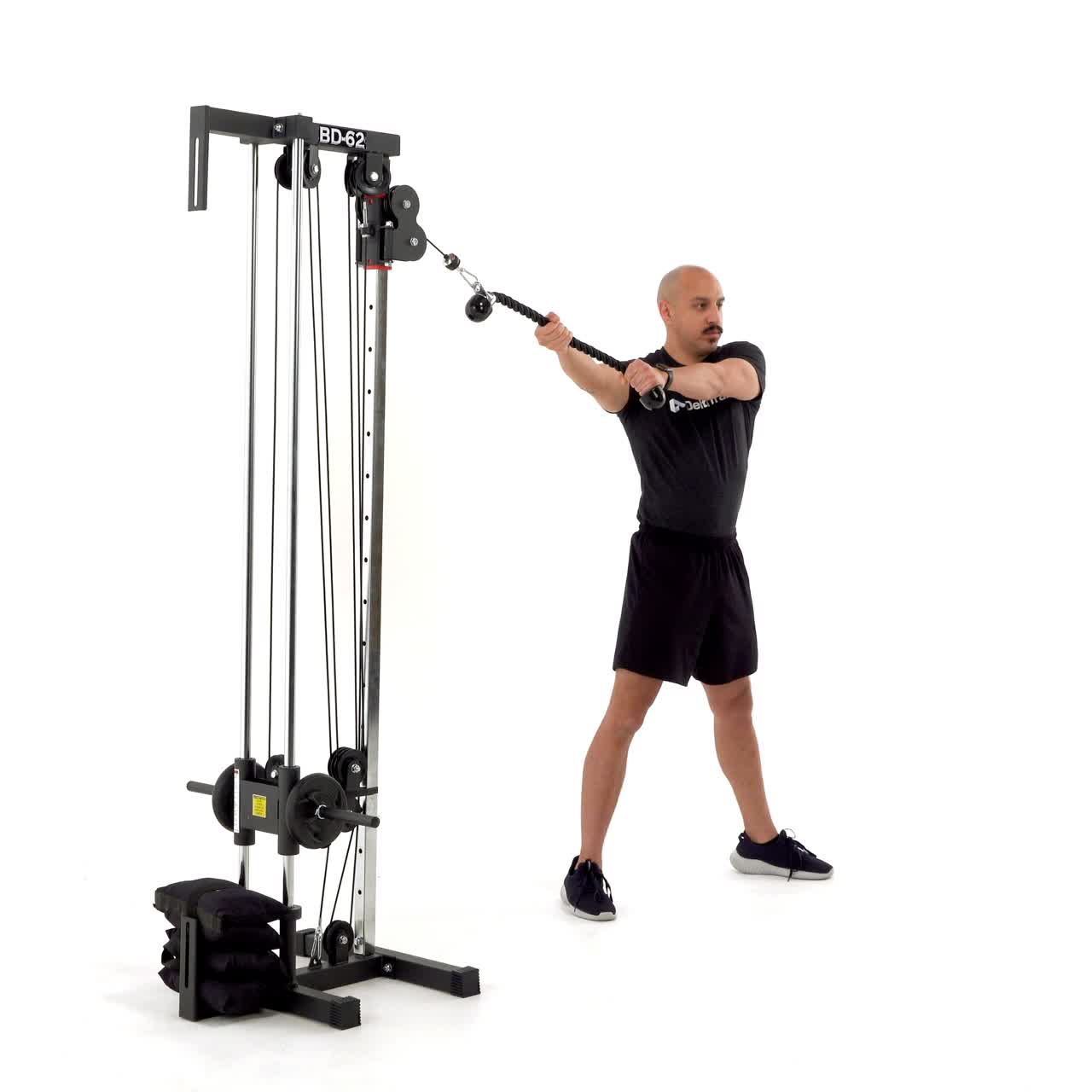 Cable Lumberjack Squat High To Low with trainwell
