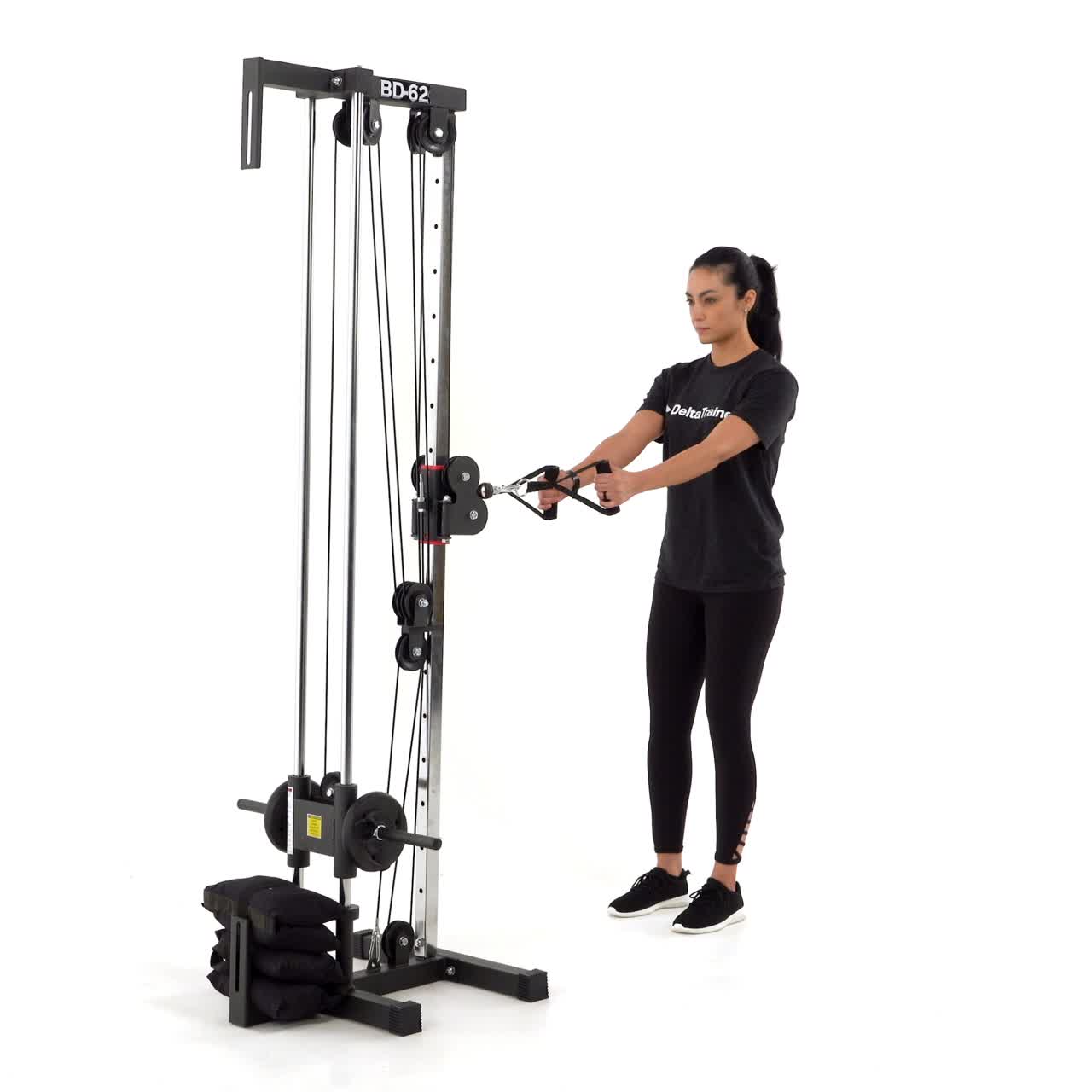 Cable Row with trainwell