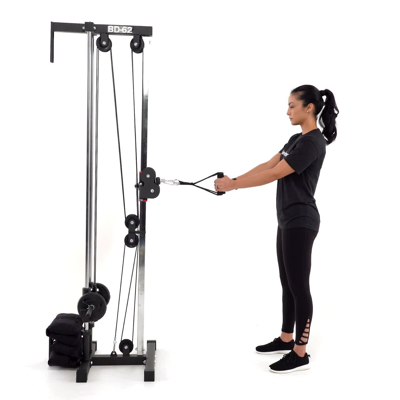 Cable Row To X with trainwell