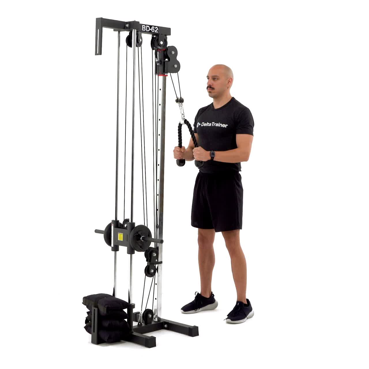 Cable Tricep Pushdown with trainwell