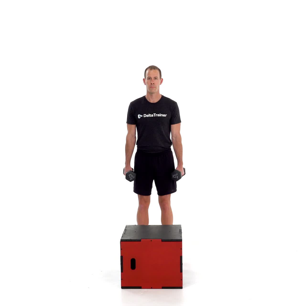 Dumbbell Box Jump with trainwell