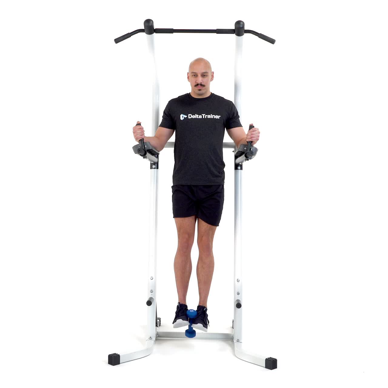 Dumbbell Chair Leg Raise with trainwell