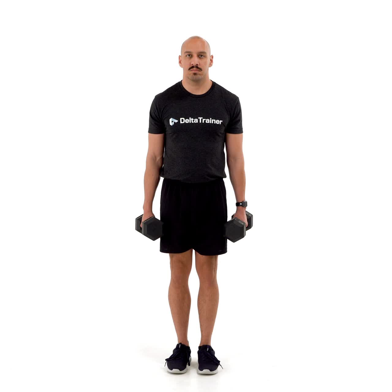 Dumbbell Curl with trainwell