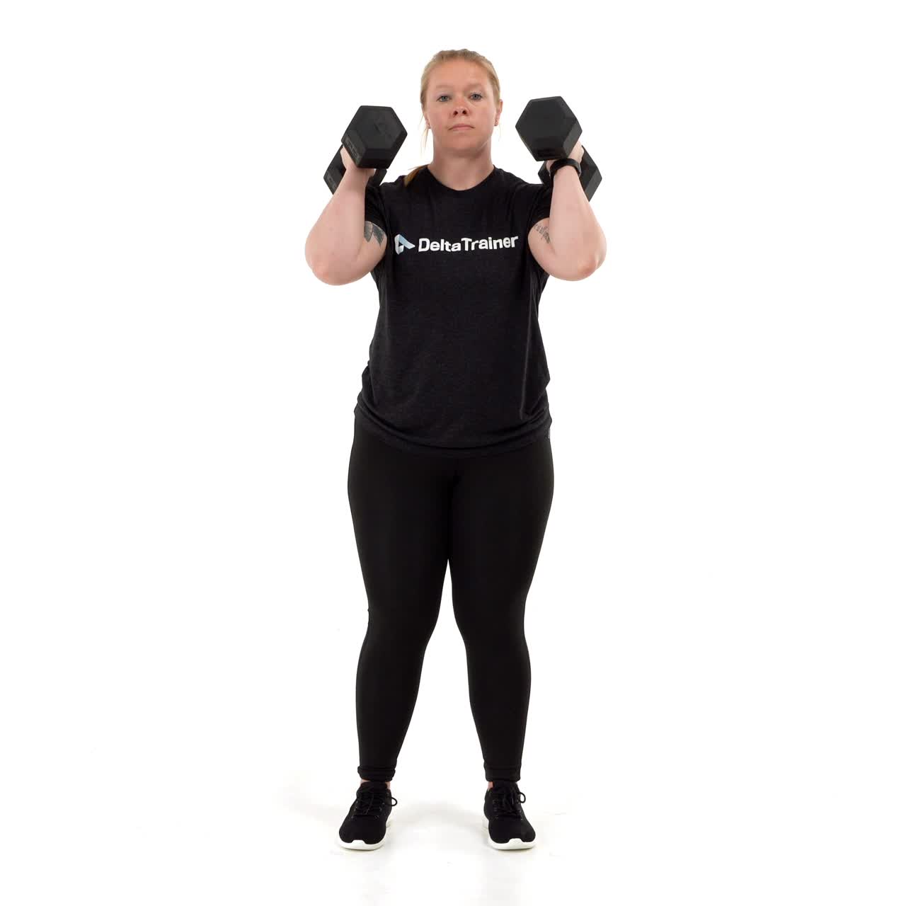 Dumbbell Front Rack Lunge with trainwell