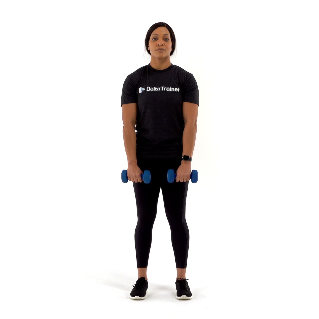 Dumbbell Front Raise with trainwell