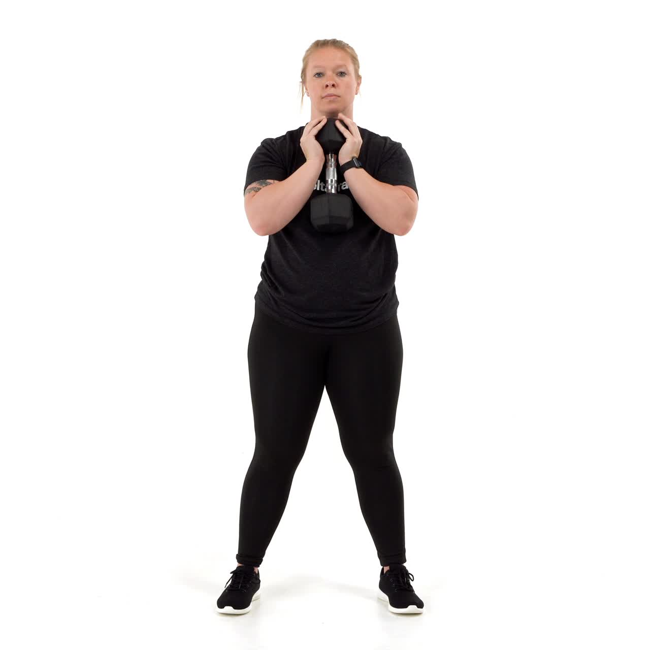Dumbbell Goblet Squat with trainwell