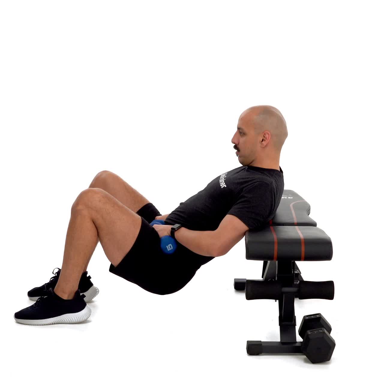 Dumbbell Hip Thrust with trainwell