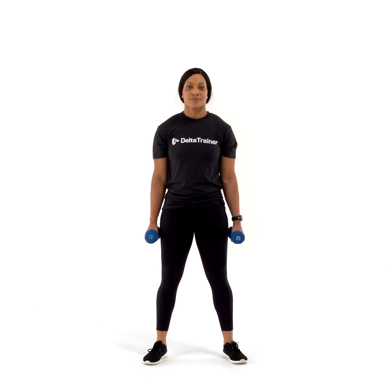 Dumbbell Jump Squat with trainwell