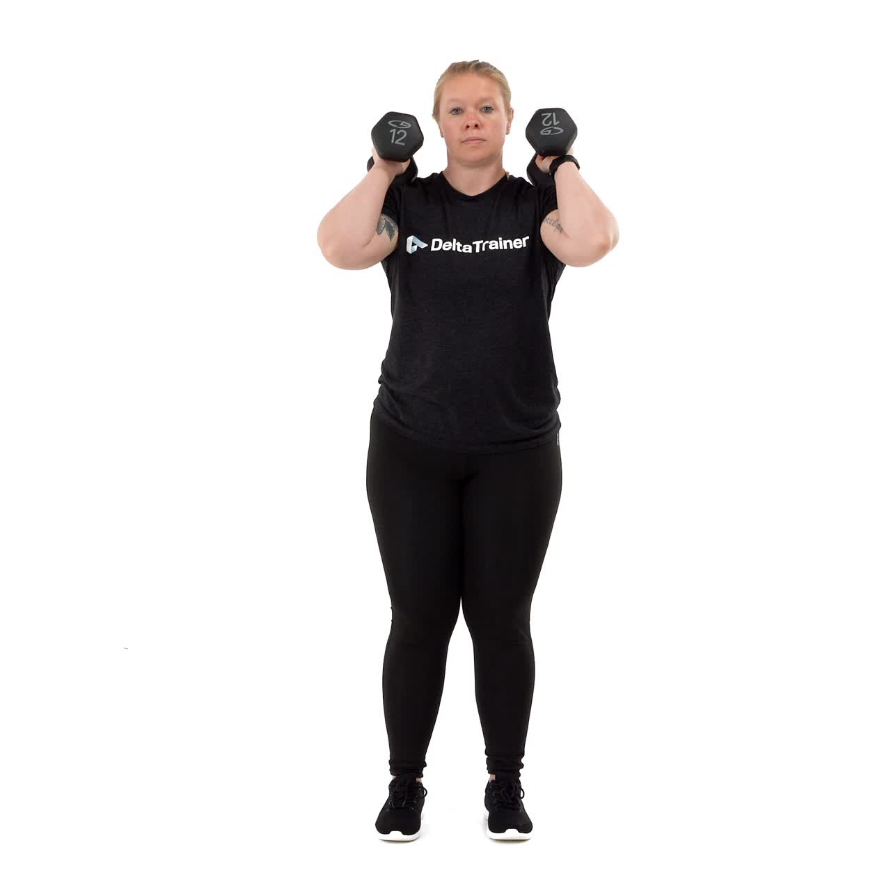 Dumbbell Lunge And Press with trainwell