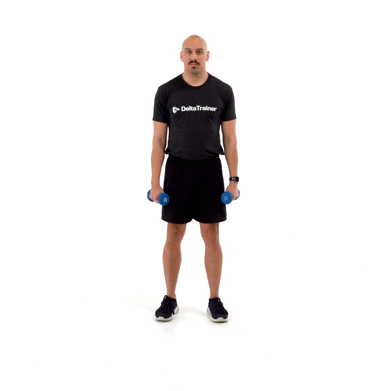 Dumbbell Lunge To Lateral Raise with trainwell