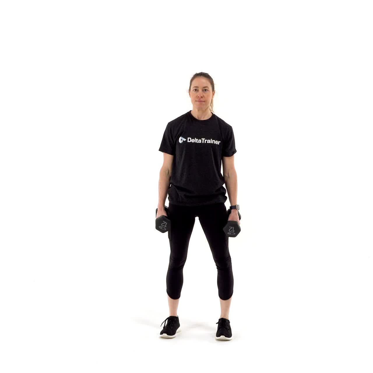 Dumbbell Man Maker Push Up with trainwell
