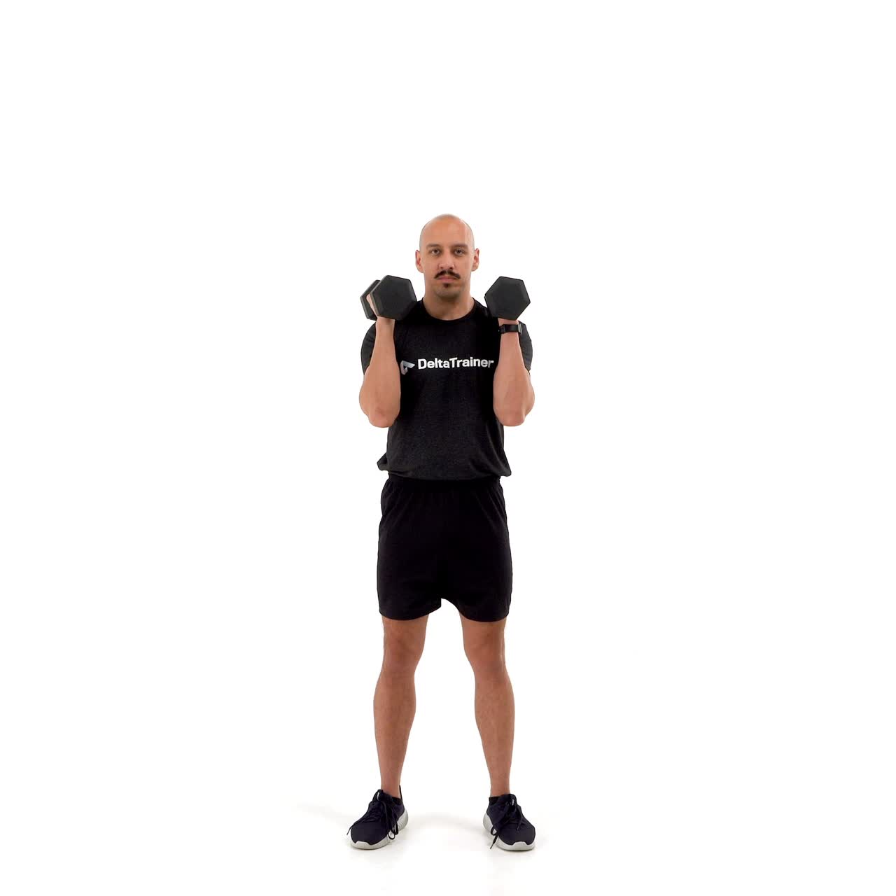 Dumbbell Overhead Press with trainwell
