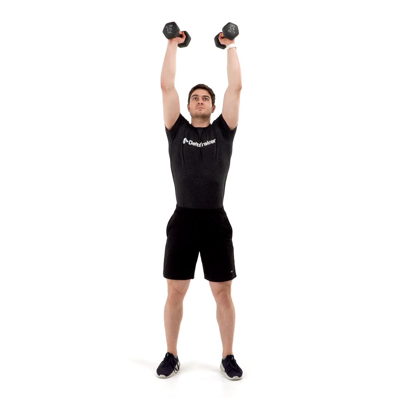 Dumbbell Overhead Squat with trainwell