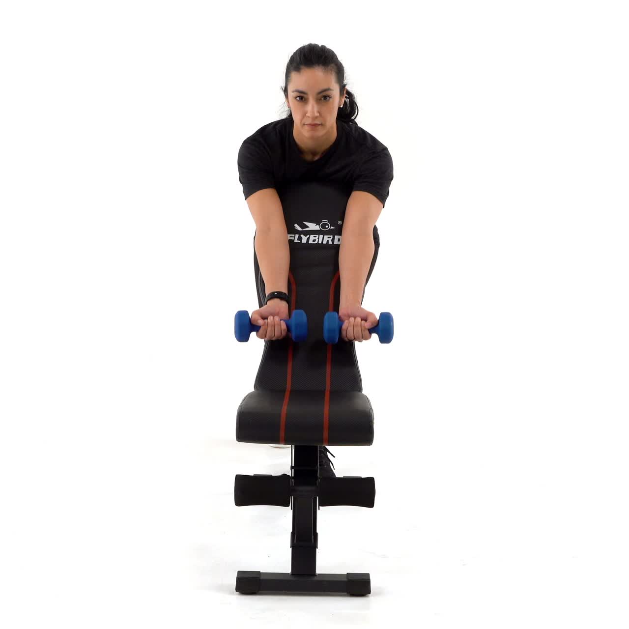 Dumbbell Preacher Curl with trainwell