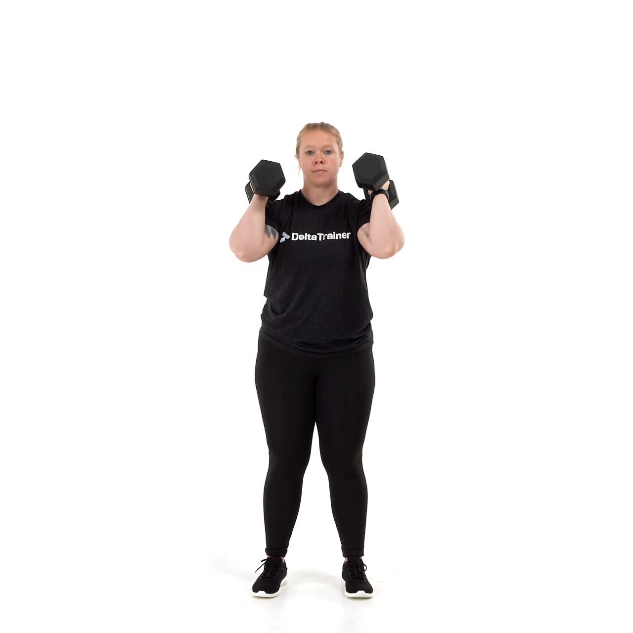 Dumbbell Push Press with trainwell