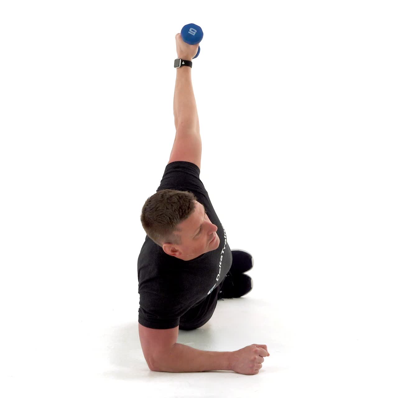 Dumbbell Side Plank Dip with trainwell