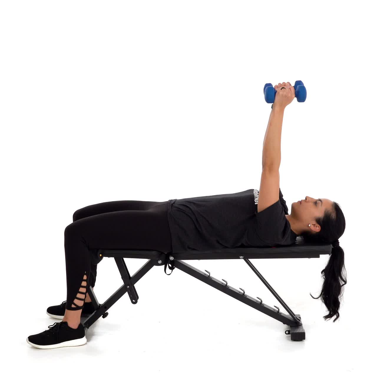 Dumbbell Skull Crusher with trainwell