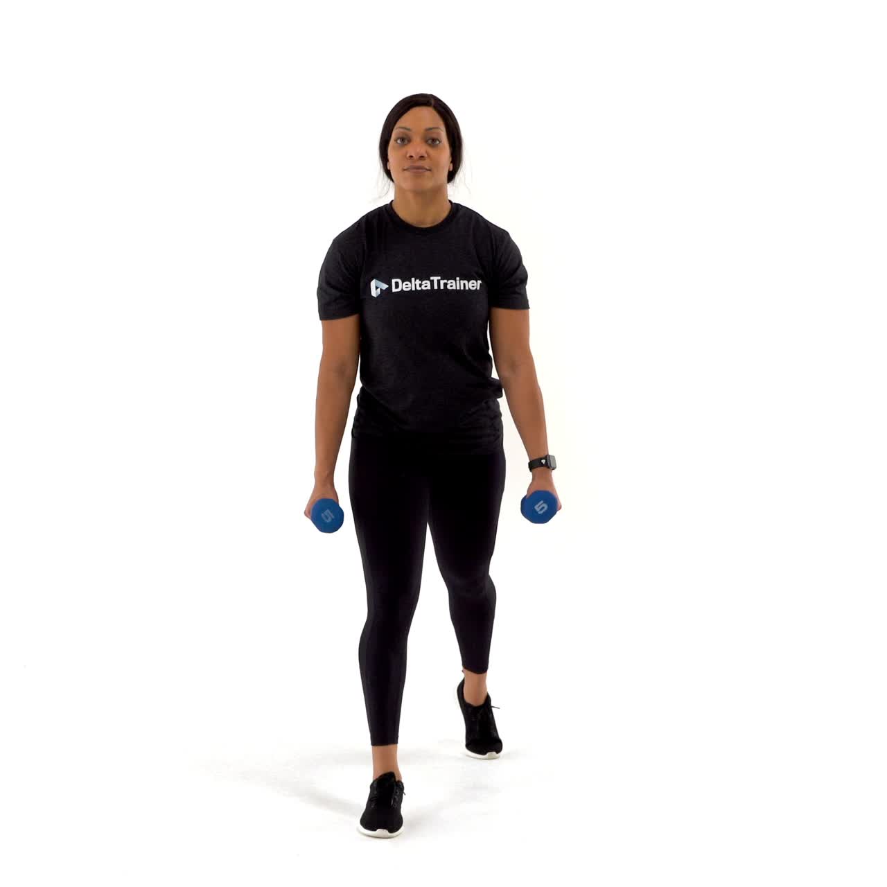 Dumbbell Split Squat with trainwell
