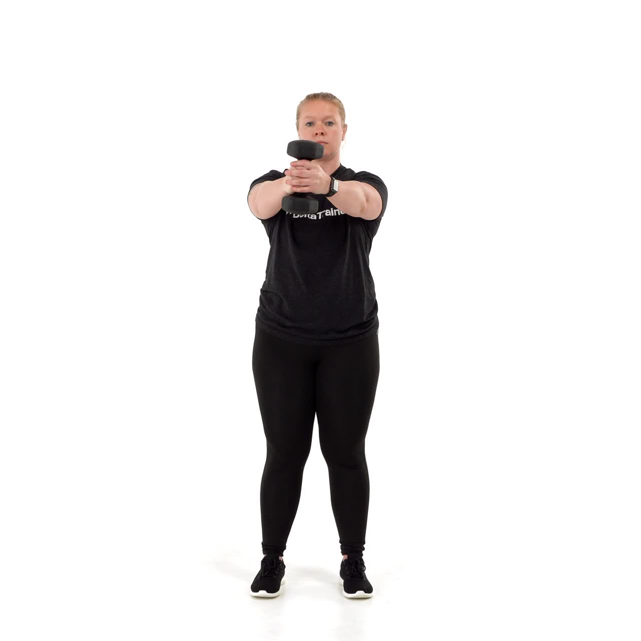 Dumbbell Standing Figure 8 with trainwell