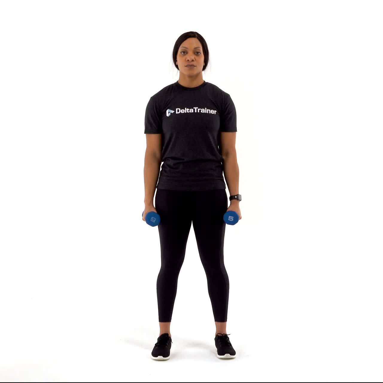 Dumbbell Standing IYT with trainwell