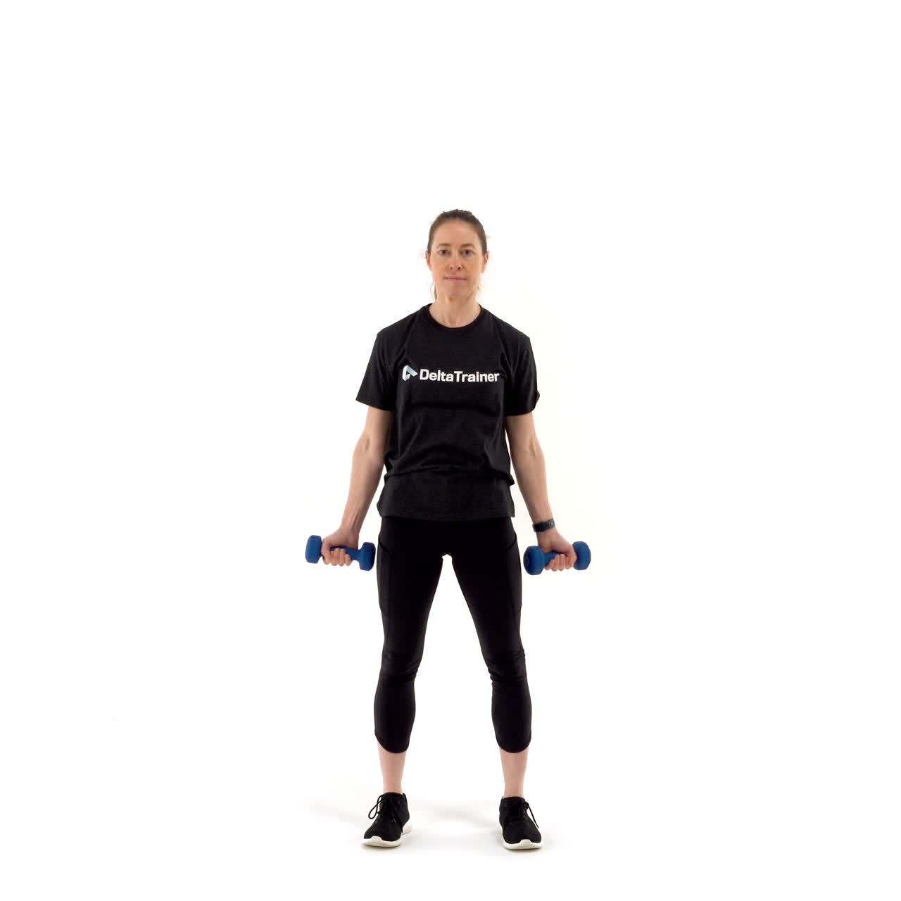 Dumbbell Standing Snow Angel with trainwell
