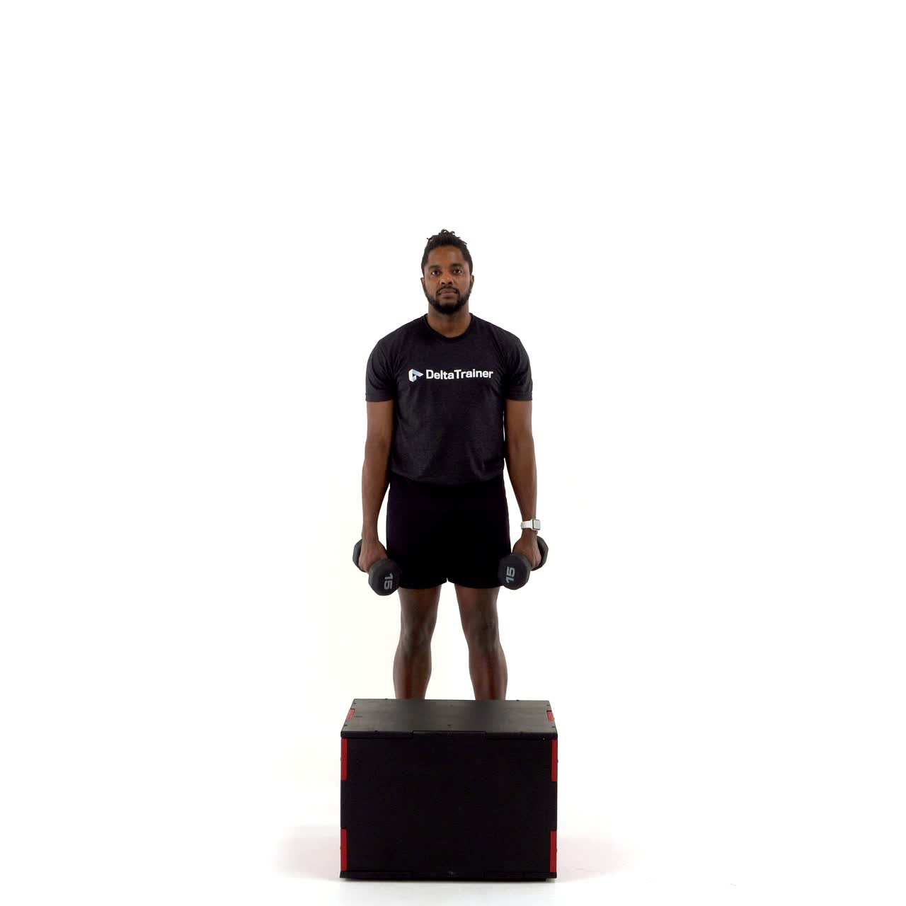 Dumbbell Step Up To Reverse Lunge with trainwell