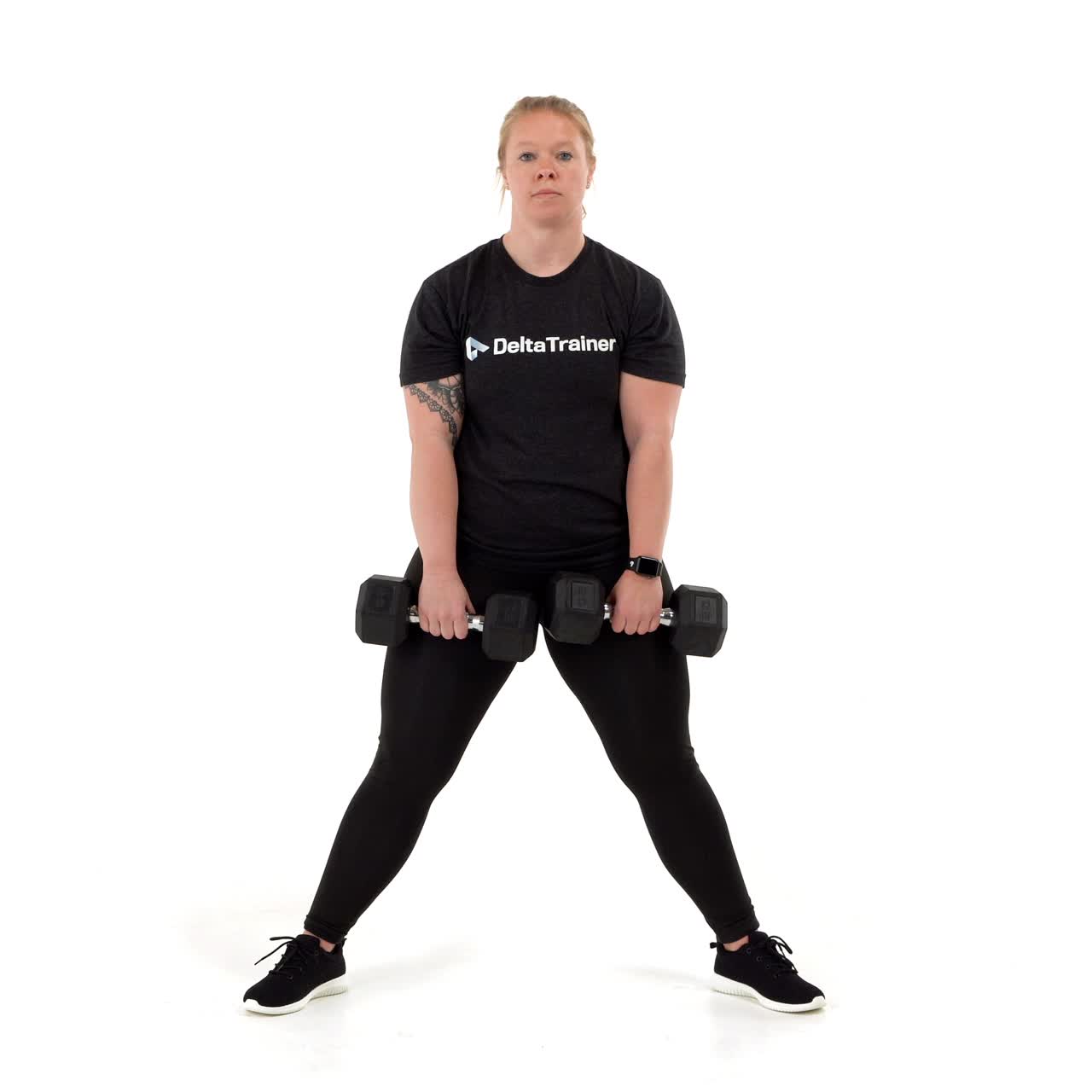 Dumbbell Sumo Squat with trainwell