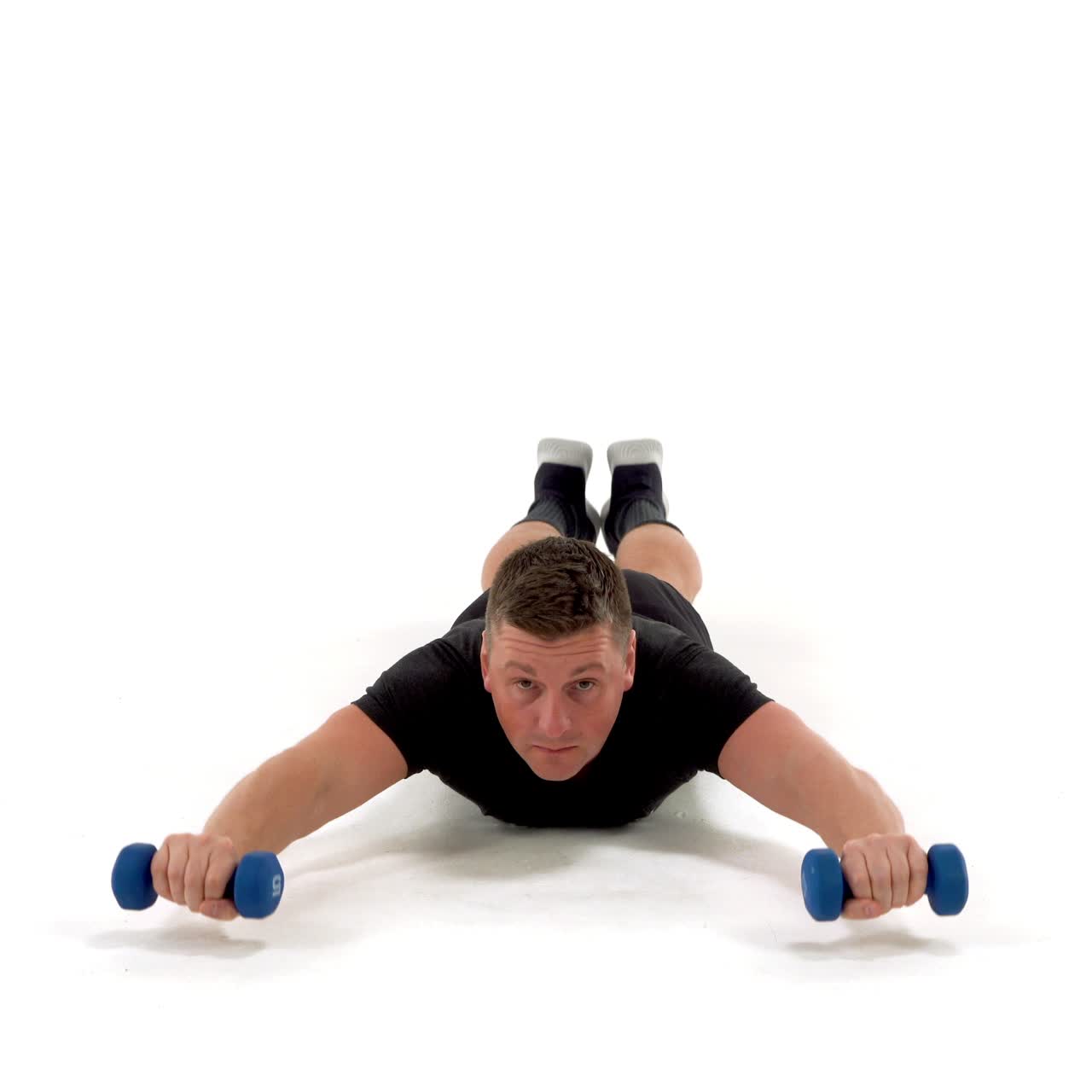Dumbbell Superman with trainwell