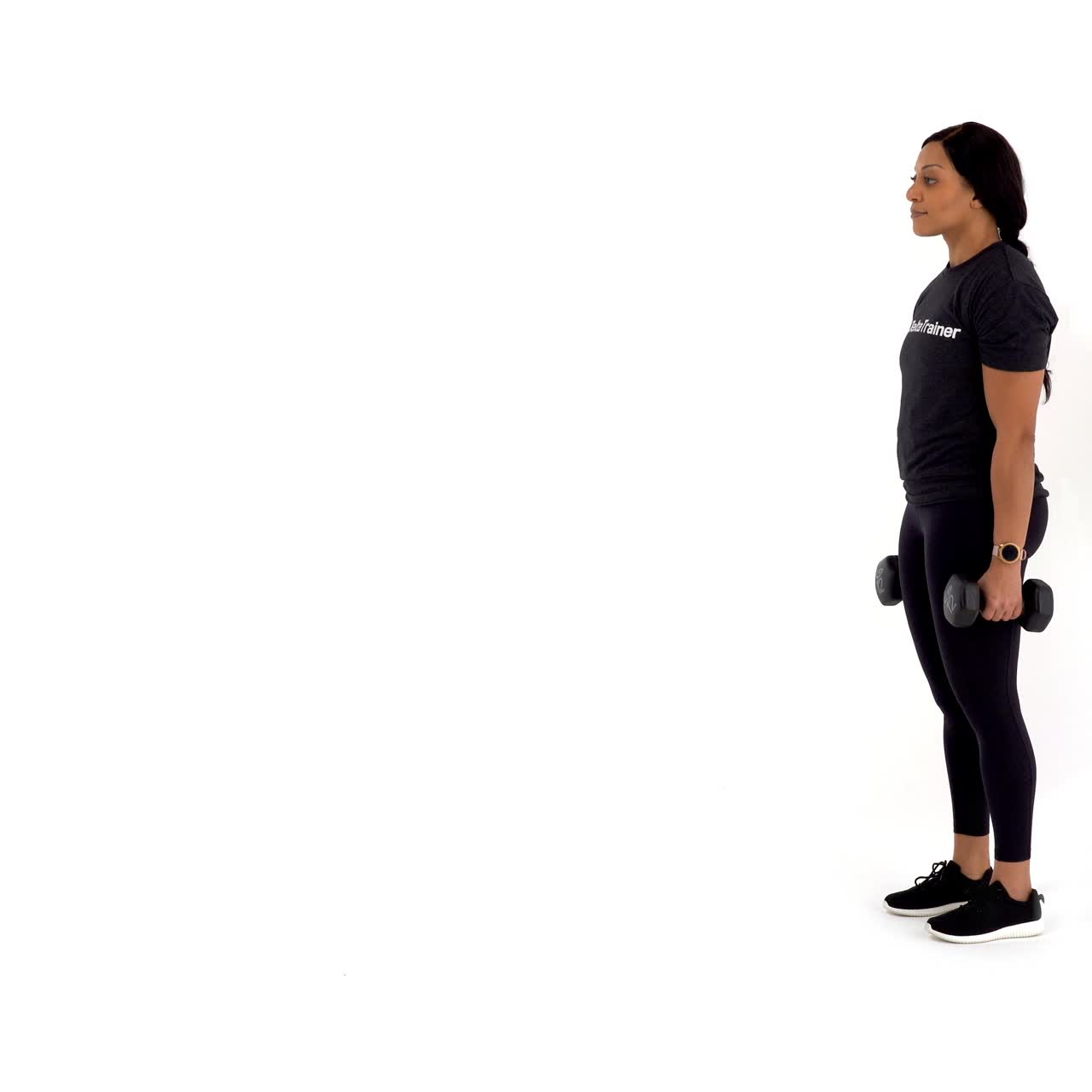 Dumbbell Walking Lunge with trainwell