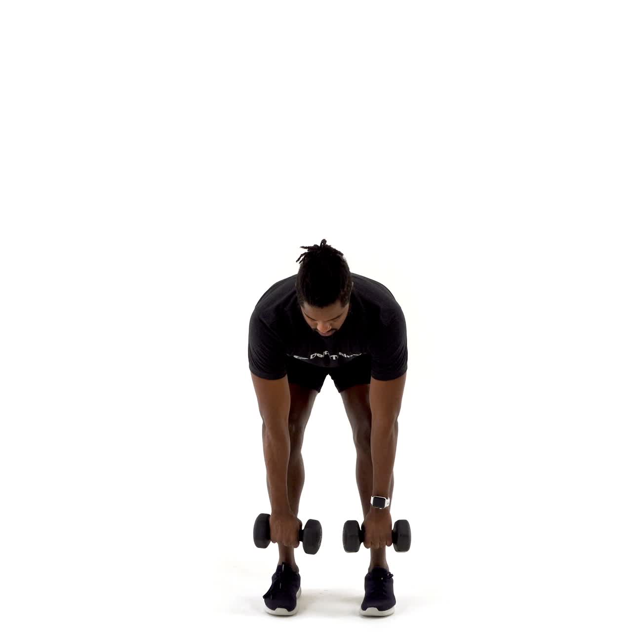 Dumbbell Wide Bent Over Row with trainwell