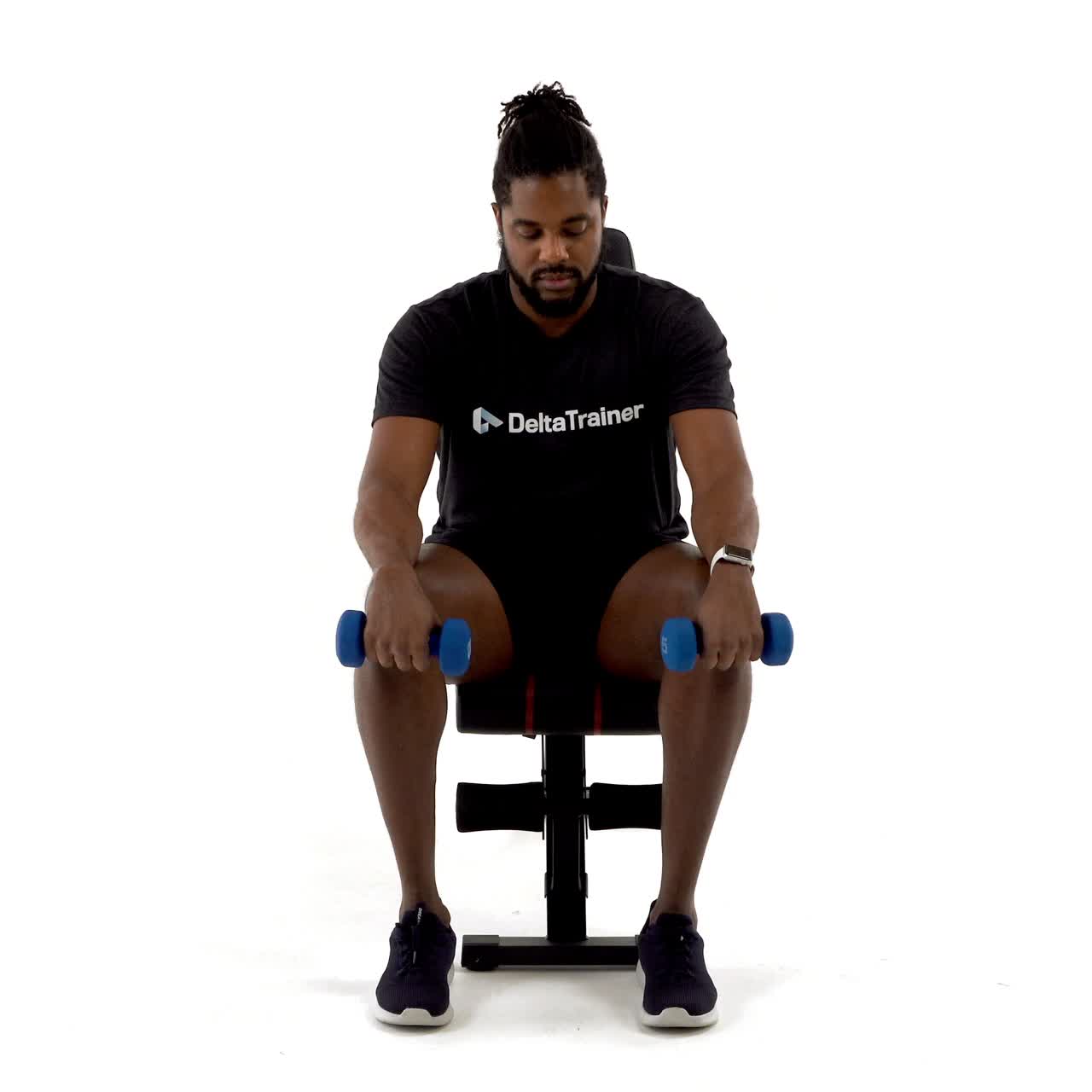 Dumbbell Wrist Curl Extension with trainwell