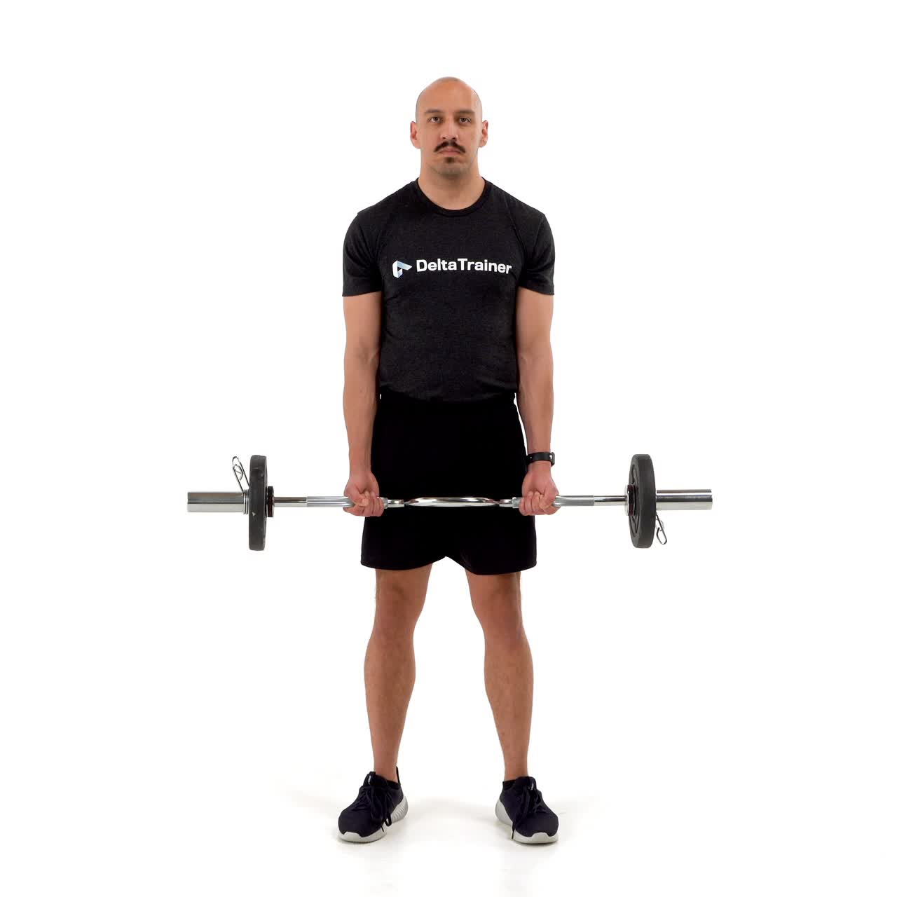 EZ Bar Curl with trainwell