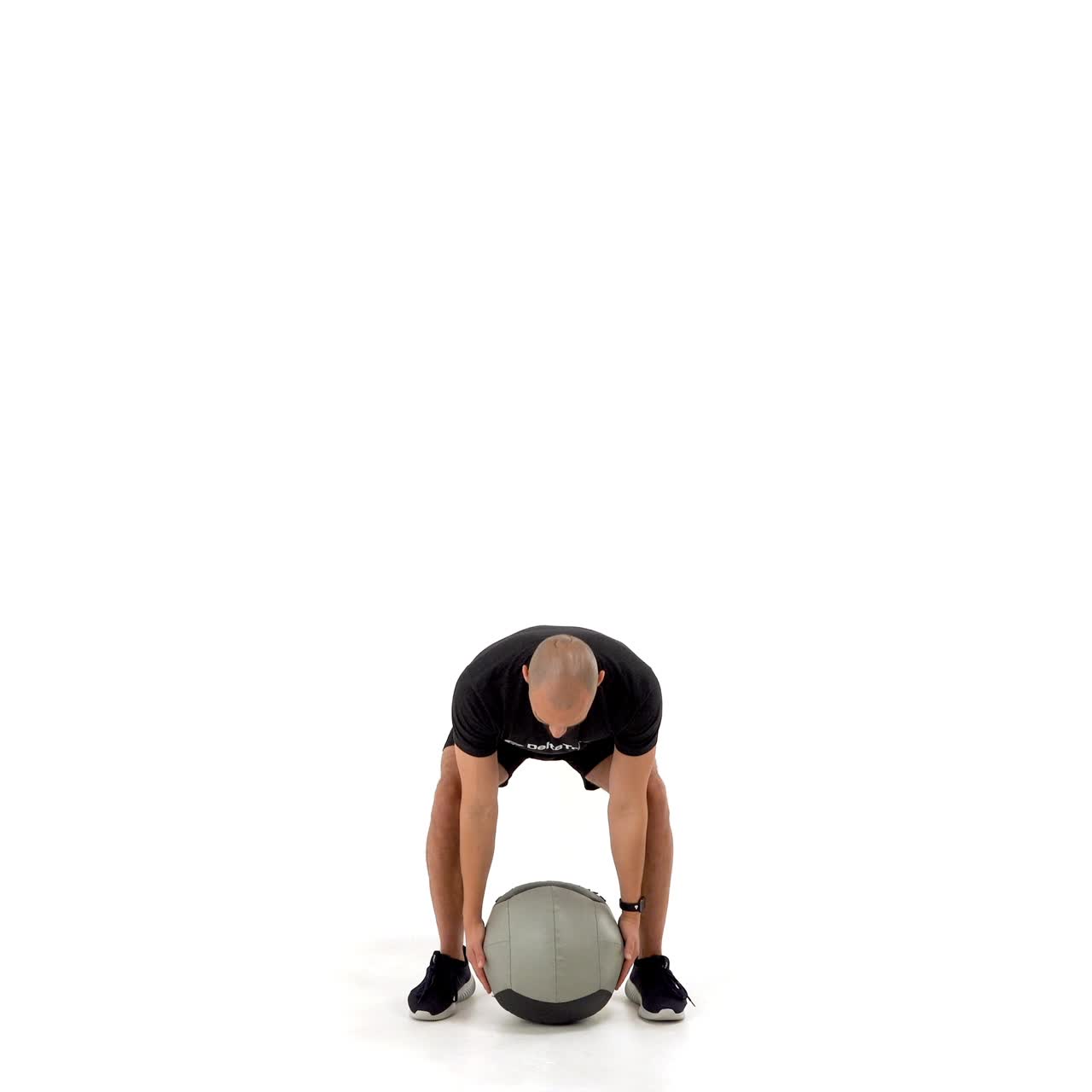 Full Med Ball Clean And Press with trainwell