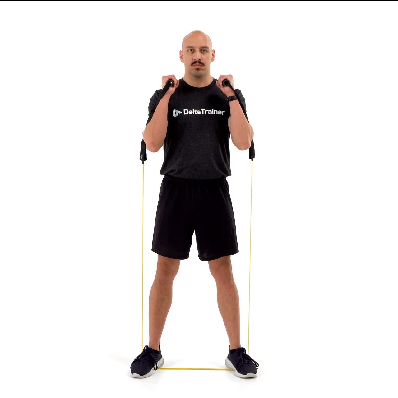 Band Half Squat with trainwell