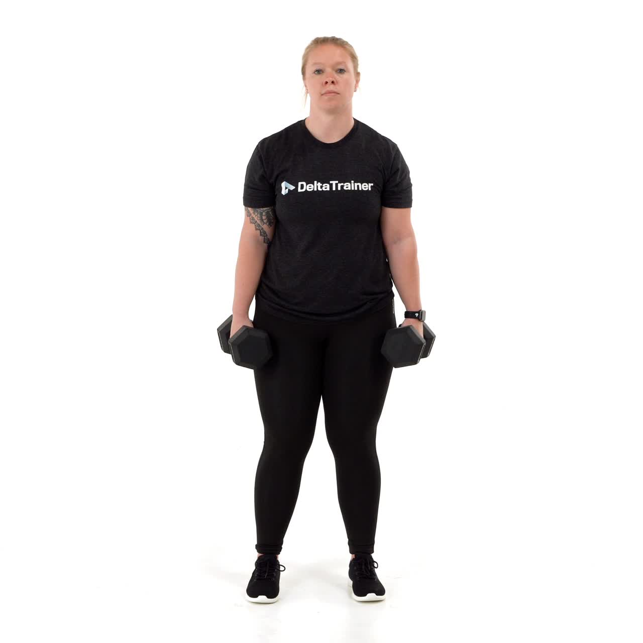 Dumbbell Reverse Half Lunge with trainwell