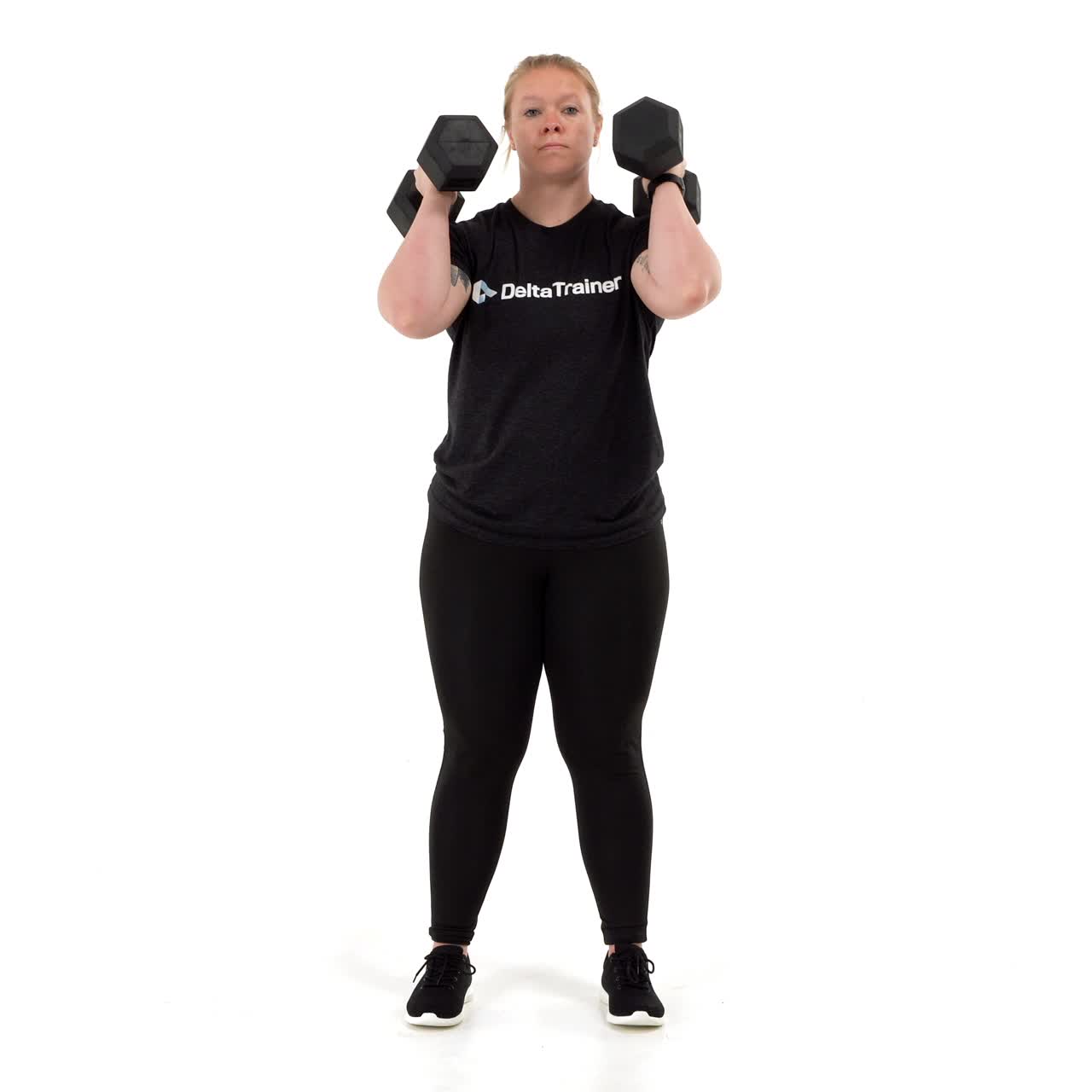 Dumbbell Half Squat with trainwell