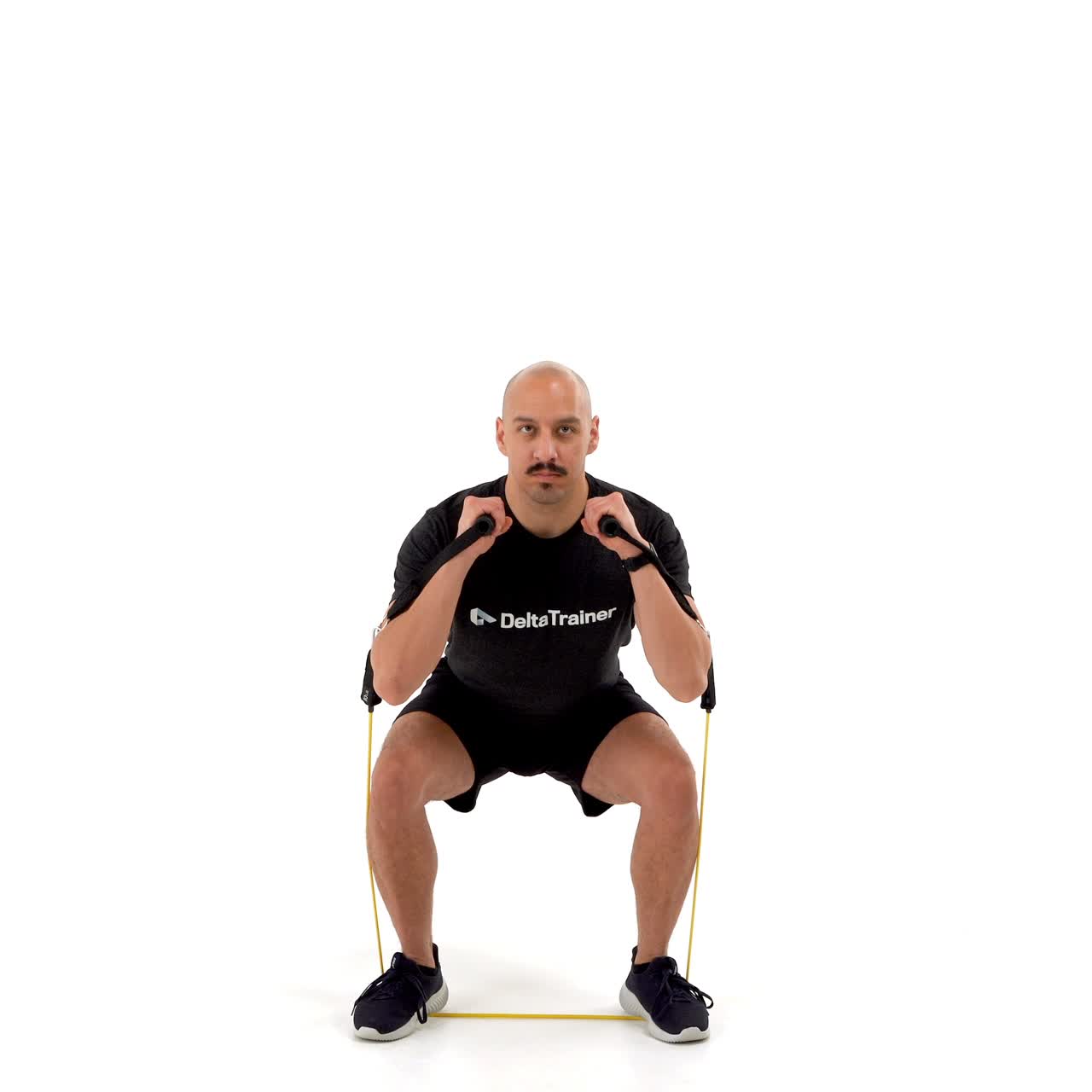 Band Squat Hold with trainwell