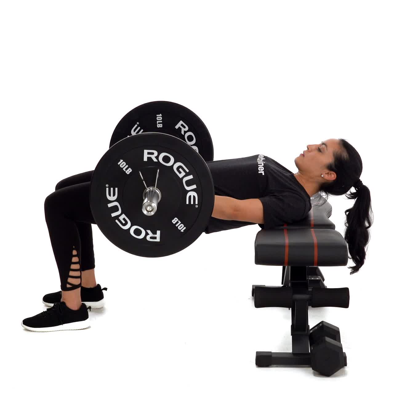 Barbell Hip Thrust Hold with trainwell