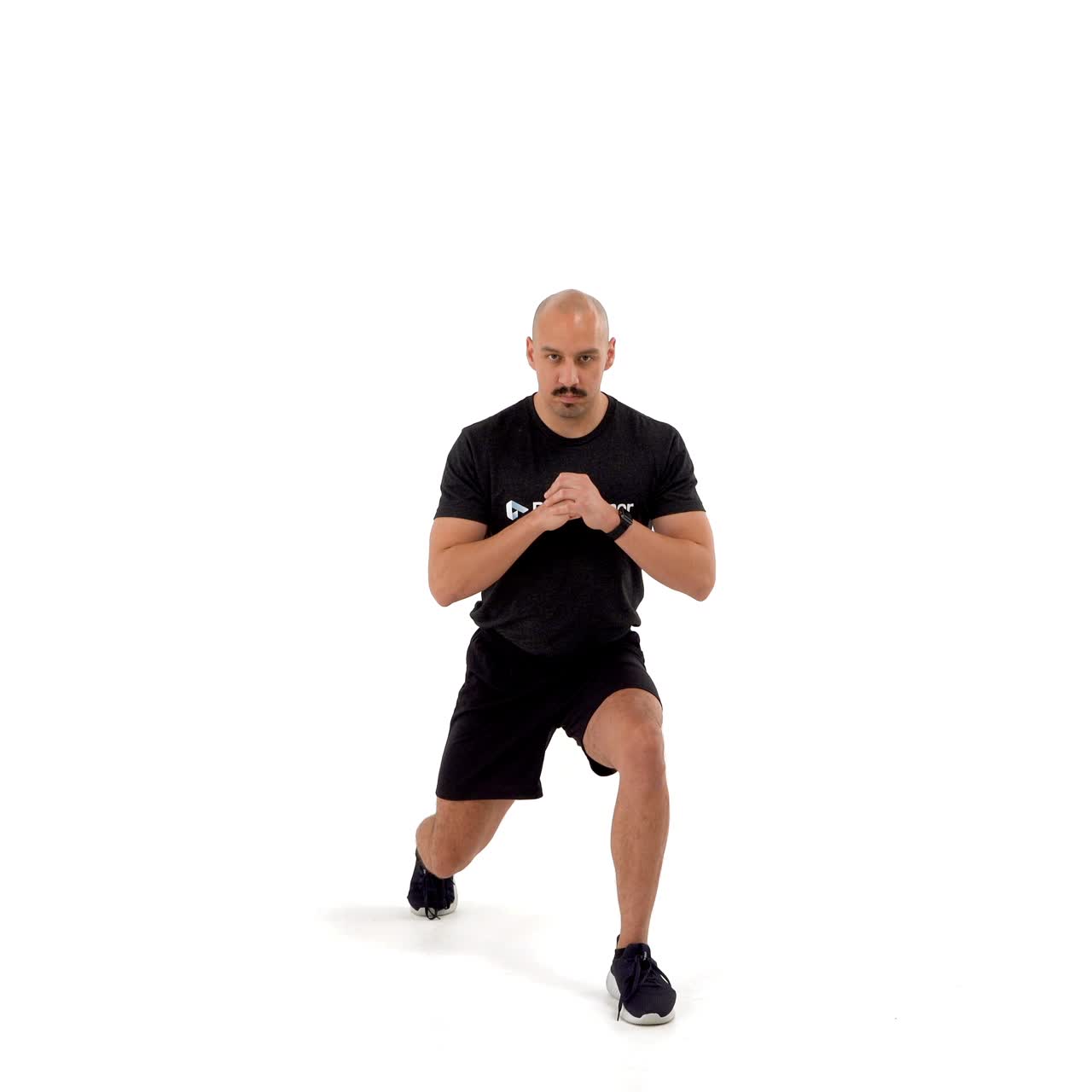 Bodyweight Forward Lunge Hold with trainwell