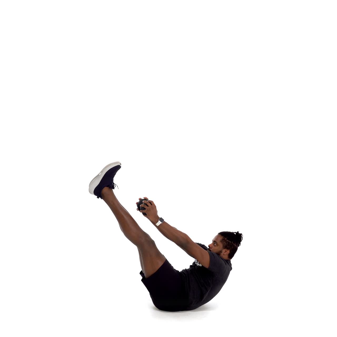 Dumbbell V Up Hold with trainwell
