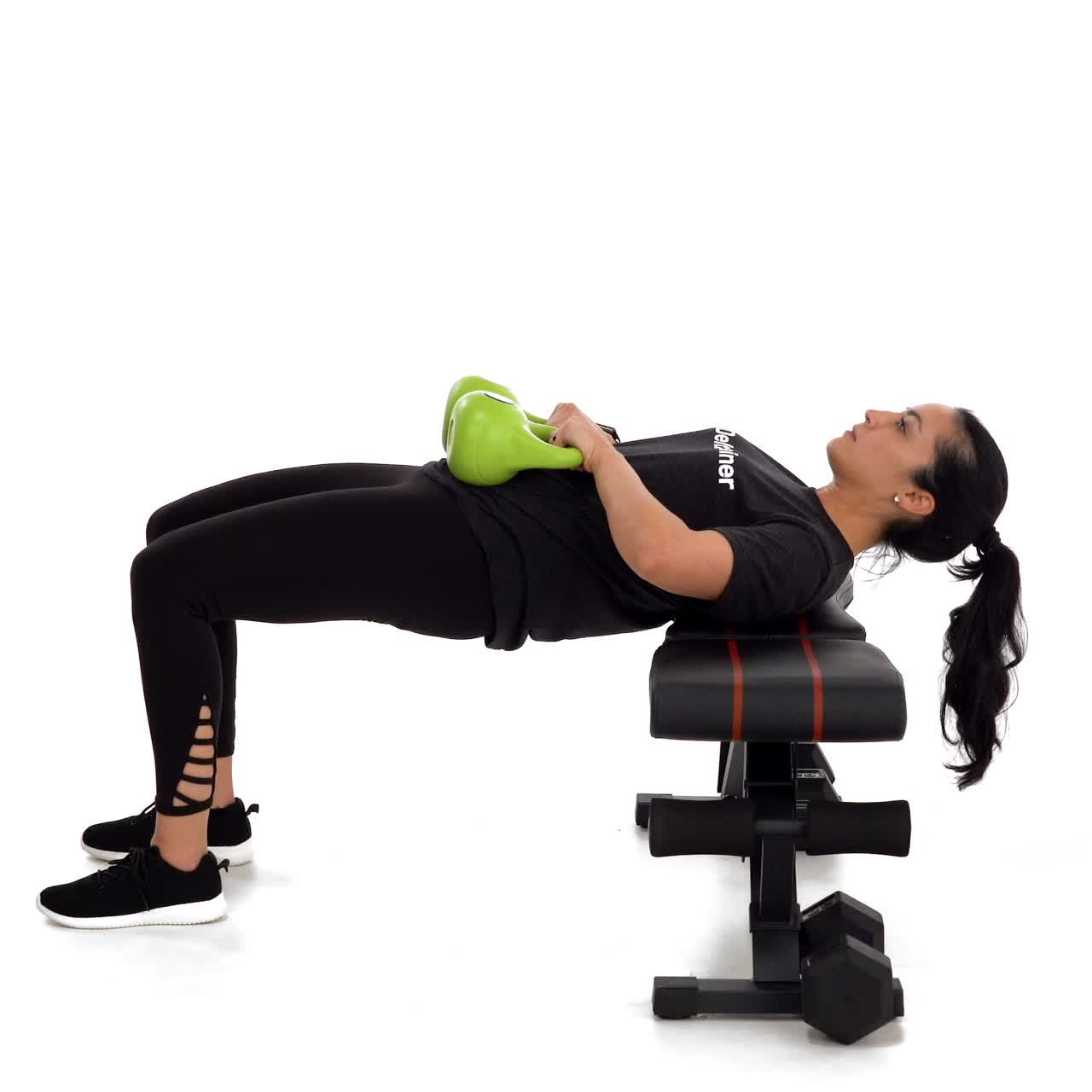 Kettlebell Hip Thrust Hold with trainwell
