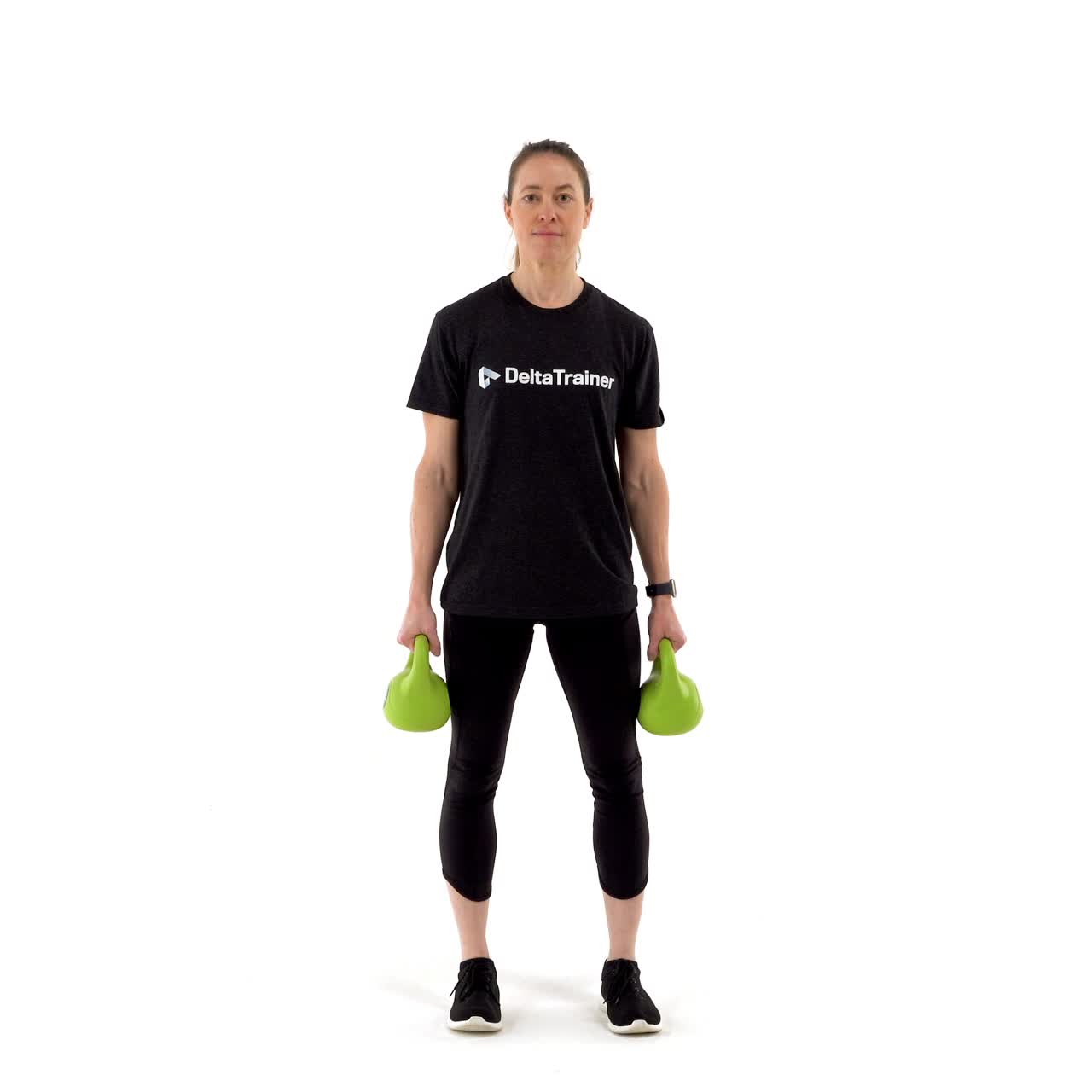 Kettlebell Alternating Lateral Front Raise with trainwell