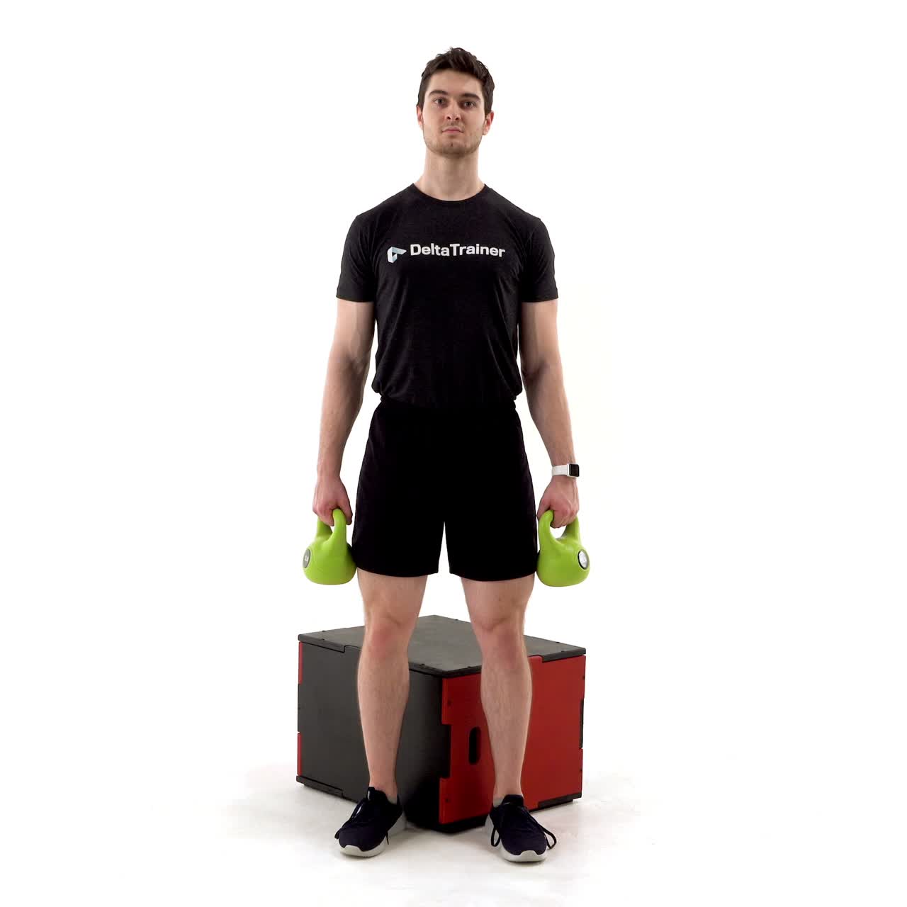Kettlebell Box Squat with trainwell