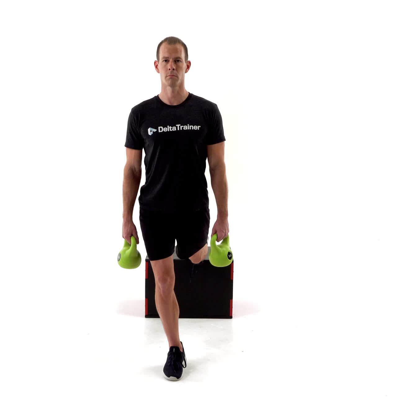 Kettlebell Bulgarian Split Squat with trainwell